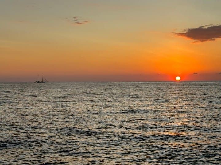 Manuel Antonio Beach Costa Rica national park sunset pacific coast tours